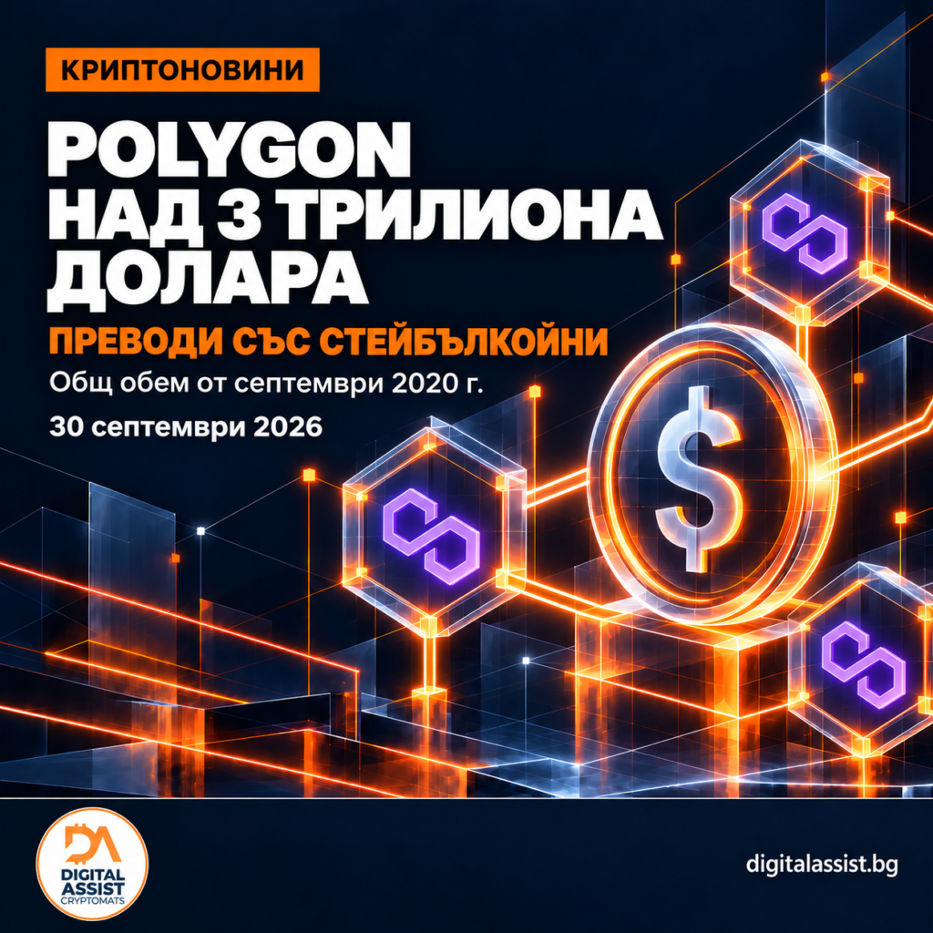 Polygon и преводи със стейбълкойни за над 3 трилиона долара — новина на Digital Assist