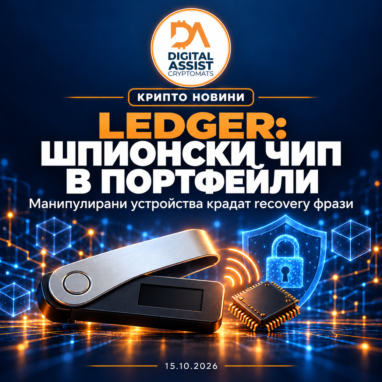 шпионски чип в Ledger